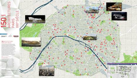 Une carte pour découvrir l'architecture contemporaine à Paris. | The Architecture of the City | Scoop.it