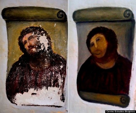 HOLY SHIT – La restauration d’une peinture du Christ tourne au massacre | Merveilles - Marvels | Scoop.it