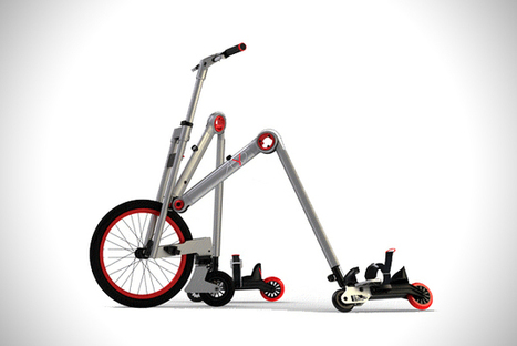 AeYO, un hybride entre un vélo, une trottinette et des rollerblades | Tout le web | Scoop.it