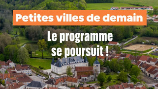 Le programme Petites villes de demain prolong&eacute; | ANCT - Agence Nationale de la Coh&eacute;sion des Territoires | Veille territoriale AURH | Scoop.it