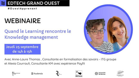 25/09/25 - Webinaire - Quand le Learning rencontre le Knowledge management | Formation : Innovations et EdTech | Scoop.it