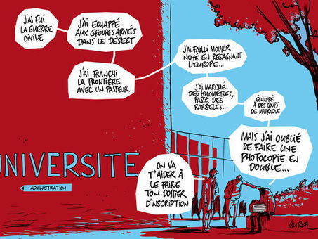 Les réfugiés peinent à retrouver le chemin des études | Panorama de presse du réseau RECI | Scoop.it