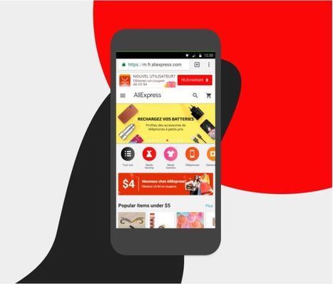 UX Tips 75 | Aliexpress et l'incitation &agrave; t&eacute;l&eacute;charger une application via son programme de couponing | Web Design, UX & UI | Scoop.it