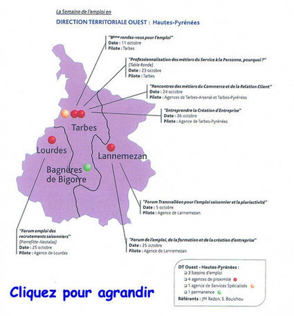La semaine de l'emploi dans les Hautes-Pyrénées (23, 24 et 25 octobre) - [TARBES INFOS] | Vallées d'Aure & Louron - Pyrénées | Scoop.it