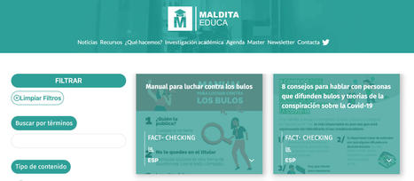 Maldita Educa estrena web con todos nuestros recursos educativos para luchar contra la desinformación · Maldita.es - Periodismo para que no te la cuelen | TECNOLOGÍA_aal66 | Scoop.it