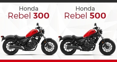 New Honda Rebel 300 and Rebel 500 Unveiled | Maxabout Motorcycles | Scoop.it