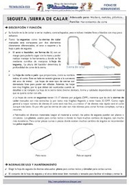 Ficha sierras de marquetería manuales | tecno4 | Scoop.it