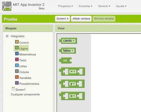 App Inventor 2: conceptos básicos, configuración, descripción de los bloques integrados y otros recursos | TECNOLOGÍA_aal66 | Scoop.it