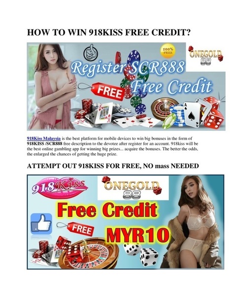 918kiss free credit new member 2019