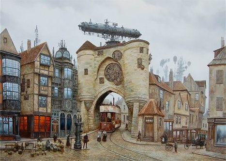 Punking The Past: The Steampunk Aesthetic Of Victorian London In Superb Paintings Of Vadim Voitekhovitch | Photoshop Photo Effects Journal | Scoop.it