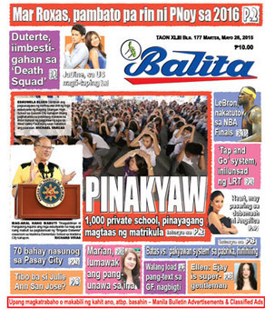 Tabloid Newspaper Tagalog All Philippine Newspapers M Earthnewspapers Com Tabloid Newspaper On Wn Network Delivers The Latest Videos And Editable Pages For News Events Including Entertainment Music Sports Science