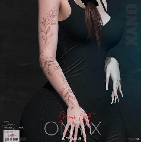Sway Tattoo November 2025 Group Gift by [Onyx] Store | Teleport Hub - Second Life Freebies | Second Life Freebies | Scoop.it