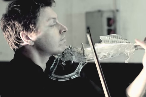 Awesome 3D-printed violin by 3Dvarius. Jazz! | Violins | Scoop.it