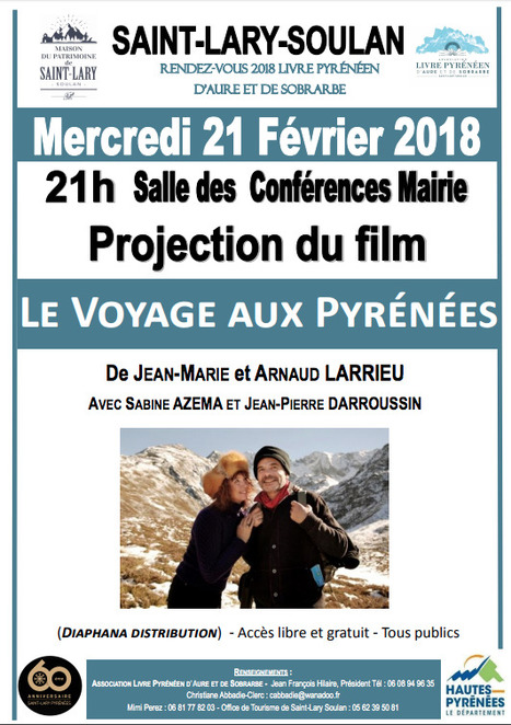 Projection du film "Le voyage aux Pyrénées" à Saint-Lary Soulan le 21 février | Vallées d'Aure & Louron - Pyrénées | Scoop.it