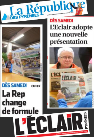PQR: nouvelle formule pour la République des Pyrénées et l'Eclair | DocPresseESJ | Scoop.it