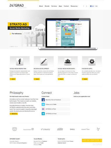 25 Simple Yet Graceful Website Designs Inspire | Must Design | Scoop.it