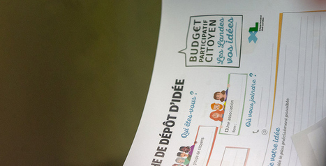 Budget participatif citoyen : plus de 800 idées déposées ! | Landes | Scoop.it