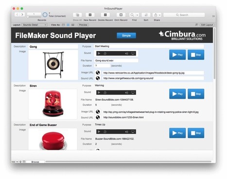 fmSoundPlayer Sound Effects on the Fly with FileMaker | Cimbura.com | Learning Claris FileMaker | Scoop.it