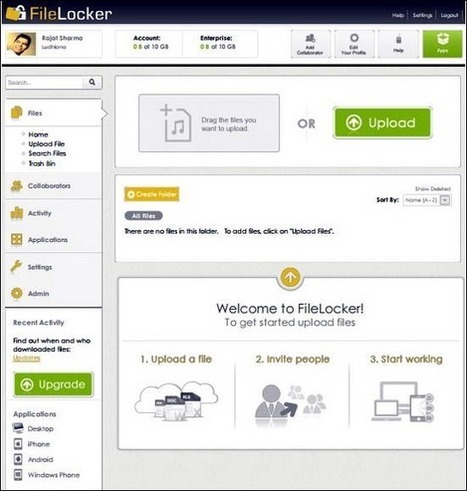 FileLocker: Cloud Collaboration Service with 10 GB Free Cloud Storage | Time to Learn | Scoop.it