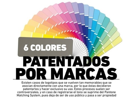 ELBLOGDEFORMACION: 6 colores patentados por marcas #infografia #educacion  #marketing | Educación, TIC y ecología | Scoop.it