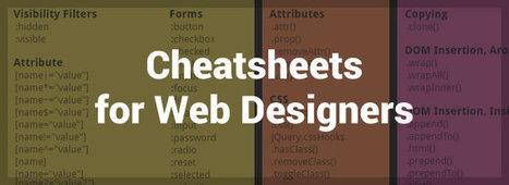 An Extensive Collection of Cheatsheets for Web Designers - Market Blog | Public Relations & Social Marketing Insight | Scoop.it