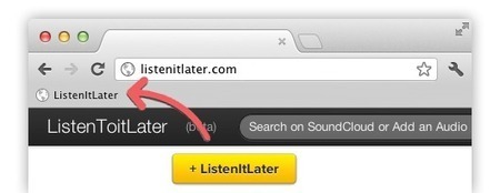 ListenToItLater - Online Music Aggregator and Bookmarking Tool | Aprendiendo a Distancia | Scoop.it