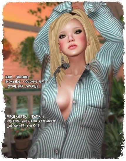 Blue Sky Blue: Group gift@HairARt, FATAL | 亗 Second Life Freebies Addiction & More 亗 | Scoop.it