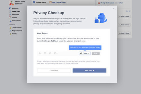 Confidentialité : les statuts Facebook désormais privés par défaut | elodiedasilva | Scoop.it