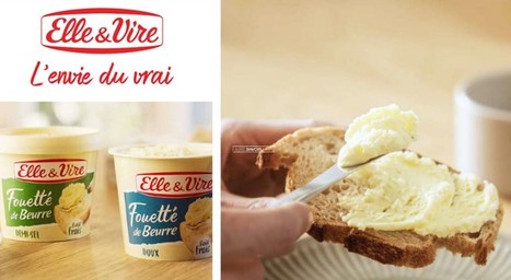 Elle & Vire lance un fouetté de beurre pour sublimer les tartines | Lait de Normandie... et d'ailleurs | Scoop.it