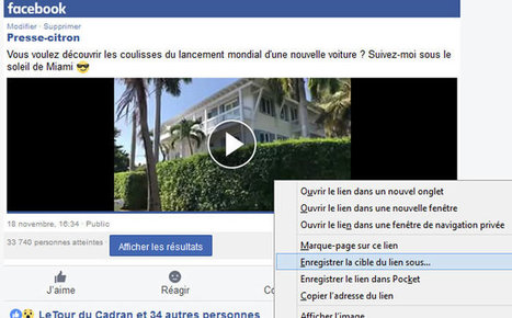 Télécharger facilement une vidéo de Facebook | Mes ressources personnelles | Scoop.it