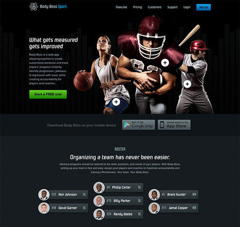 23 Modern Sport Web Designs Inspiration | Best of Design Art, Inspirational Ideas for Designers and The Rest of Us | Scoop.it