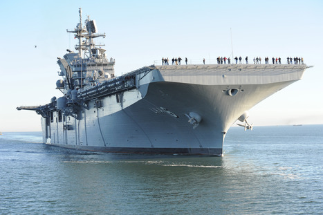 Mise en chantier du porte-aéronef d'assaut amphibie LHA-7 Tripoli, 2ème unité de la classe America (45.000 t) | Newsletter navale | Scoop.it