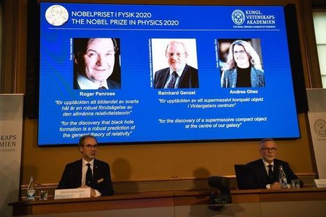 Le Nobel de physique à Roger Penrose, Andrea Ghez et Reinhard Genzel pour leurs travaux sur les trous noirs | Astronomie — Planétarium de Poitiers | Scoop.it