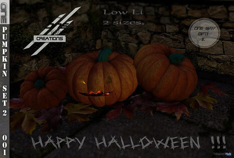 ONE-Pumpkin Set 2 1L Promo Gift by ONE-CREATIONS | Teleport Hub - Second Life Freebies | Second Life Freebies | Scoop.it