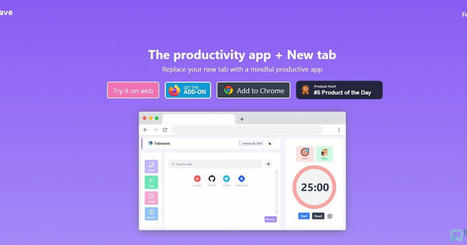 Tabwave : une application de productivité pour remplacer le nouvel onglet de votre navigateur | information analyst | Scoop.it