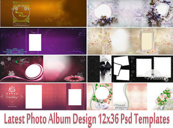 Download Latest Photo Album Design 12x36 Psd Templates PSD Mockup Templates