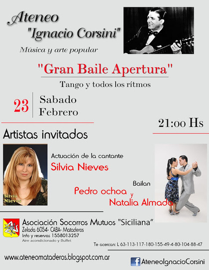 Ateneo "Ignacio Corsini" | Mundo Tanguero | Scoop.it