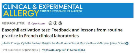 Julien Goret sur LinkedIn : #clinicalandexperimentalallergy #allergobionet #allergy | Allergy (and clinical immunology) | Scoop.it
