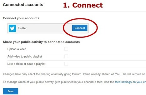 Google+ Integration Tips and Tricks: Connect your YouTube Channel to Twitter | GooglePlus Expertise | Scoop.it