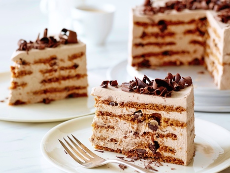 Mocha Chocolate Icebox Cake Recipe : Ina Garten : Food Network | The Chic Chocolate Curator | Scoop.it