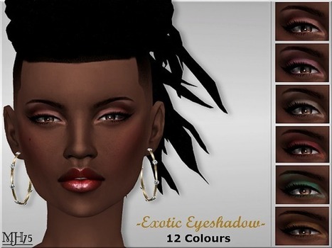 TS4 Exotic Eyeshadow << Sims Addiction | Les Sims | Scoop.it