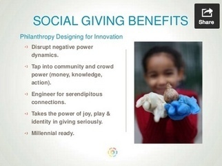Presentation - Social Giving: Emerging Trends in Philanthropy - Philanthrogeek | Crowdfunding, Giving Days, and Social Fundraising for Nonprofits | Scoop.it