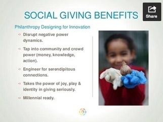 Presentation - Social Giving: Emerging Trends in Philanthropy - Philanthrogeek | Crowdfunding, Giving Days, and Social Fundraising for Nonprofits | Scoop.it