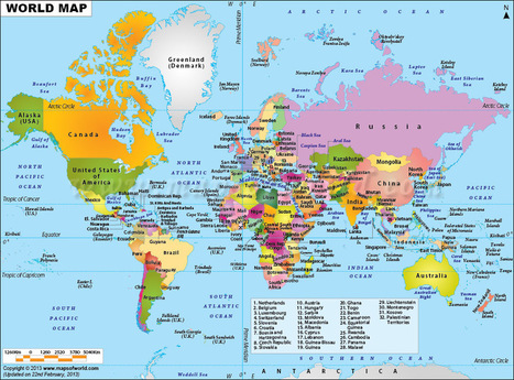 World Map | GTAV Technology and cartography in Geography | Scoop.it