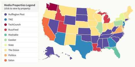 MAPS: Here Are the Most Popular Media Outlets in Every State | Communications Major | Scoop.it