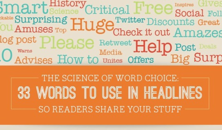 Words to Use in Headlines, Posts and Tweets So Readers Share Your Stuff - SociallyStacked | #TheMarketingAutomationAlert | The MarTech Digest | Scoop.it