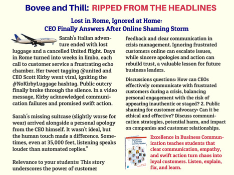 CEO Finally Answers After Online Shaming Storm | Teaching a Modern Business Communication Course | Scoop.it
