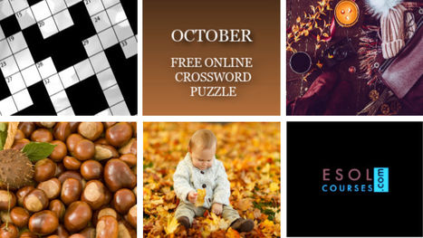 The Weekly Crossword - The Month of October | Topical English Activities | Scoop.it