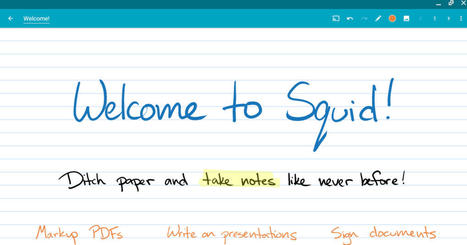 Squid- A Good Application to Help Students Take Handwritten Notes on Chromebook Devices via Educators' technology | gpmt | Scoop.it