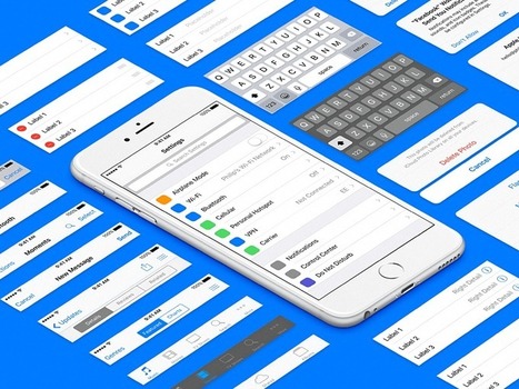 iOS 9 UI Kit Template Sketch freebie - Download free resource for Sketch | Sketch App Sources | Learning Claris FileMaker | Scoop.it